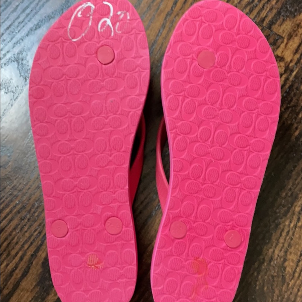 Coach flip flops - Picture 2 of 2